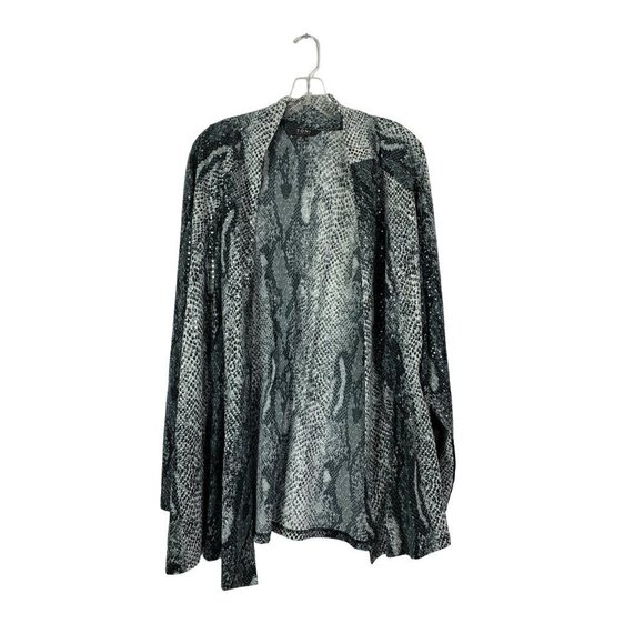 Toni Morgan Sweaters - Toni Morgan Women's Snake Print Cardigan